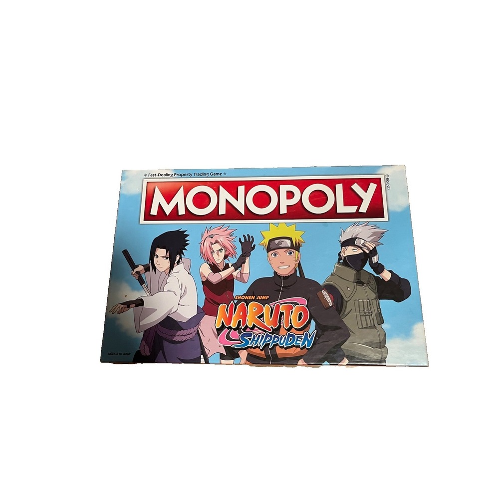 Monopoly game Naruto shippuden 8+ new 2-6 players